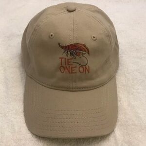 OTTO Adjustable "Tie One On" Tan Fishing Cap
